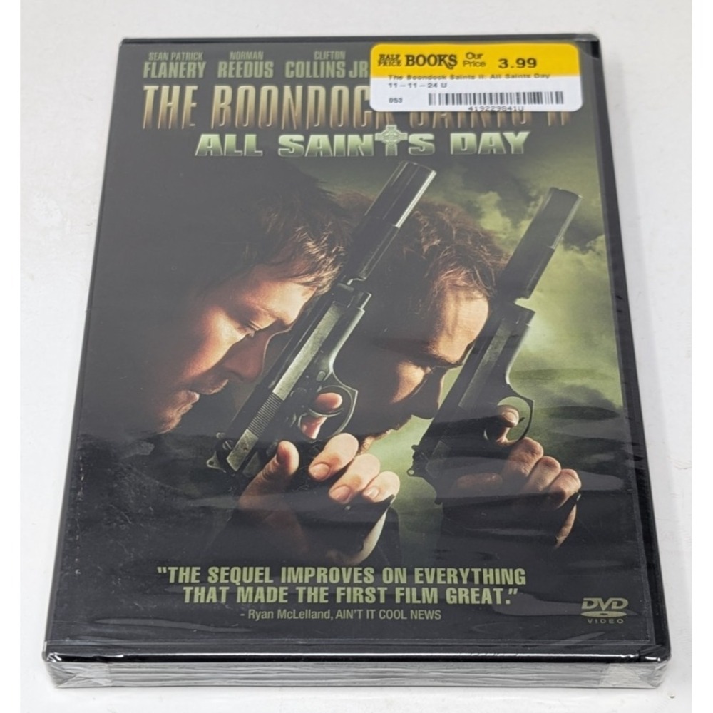NEW - The Boondock Saints II: All Saints Day (DVD, 2009) Factory Sealed